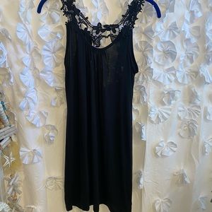 Black Pouf Couture Mini Dress